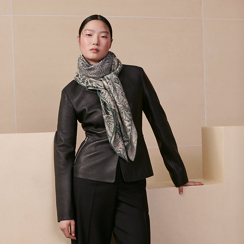 新作*HERMES*All'Orto Botanico di Palermo スカーフ Chale 140 org.jpg